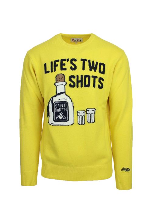 Maglia girocollo in lana Life's Two Shots Saint Barth MC2 | Maglie | HER100382C91